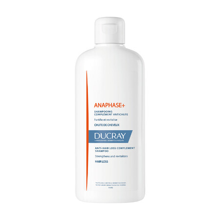 Ducray Anaphase+, Shampoo gegen Haarausfall, stärkt und verleiht Volumen, 400 ml