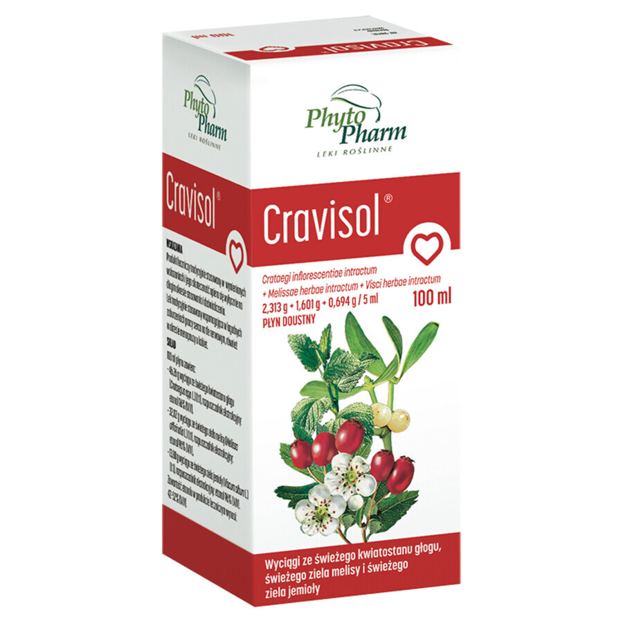 Cravisol (2,313 g + 1,601 g + 0,694 g )/5 ml, Flüssigkeit zum Einnehmen, 100 ml