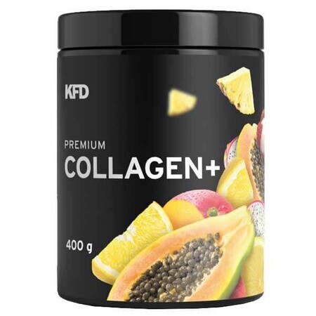 KFD Premium Collageen Plus, tropische vruchtensmaak, 400 g