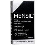 Mensil 25 mg, 2 compresse masticabili