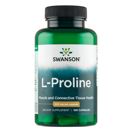 Swanson L-Proline, L-Proline, 100 capsule