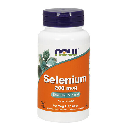 Now Foods, Selen 200 mcg, 90 Kapseln