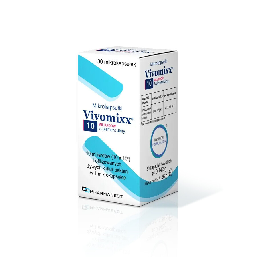 Vivomixx 10 mrd, Pharmabest, 30 Mikrokapseln