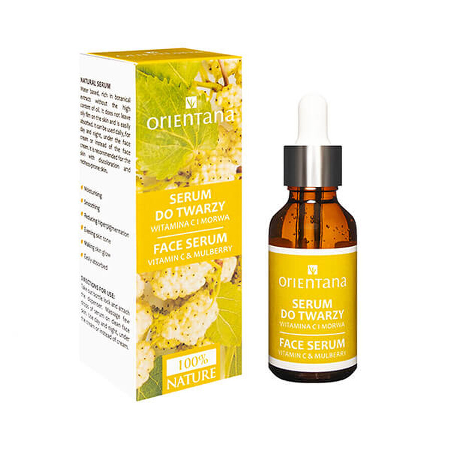 Orientana, Bio-Gesichtsserum, Vitamin C &amp; Maulbeere, 30 ml