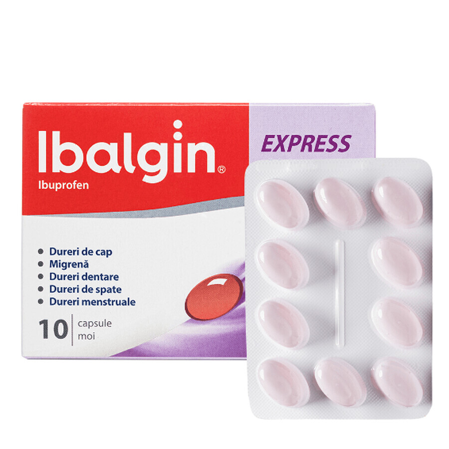 Ibalgin Express 400 mg, 10 Kapseln, Sanofi