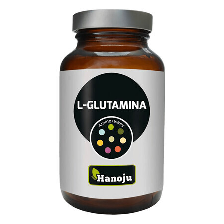 Hanoju, L-glutamine 500 mg, Amino acids, 90 capsules