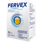 Fervex 500 mg + 200 mg + 25 mg, granules for oral solution, 12 sachets