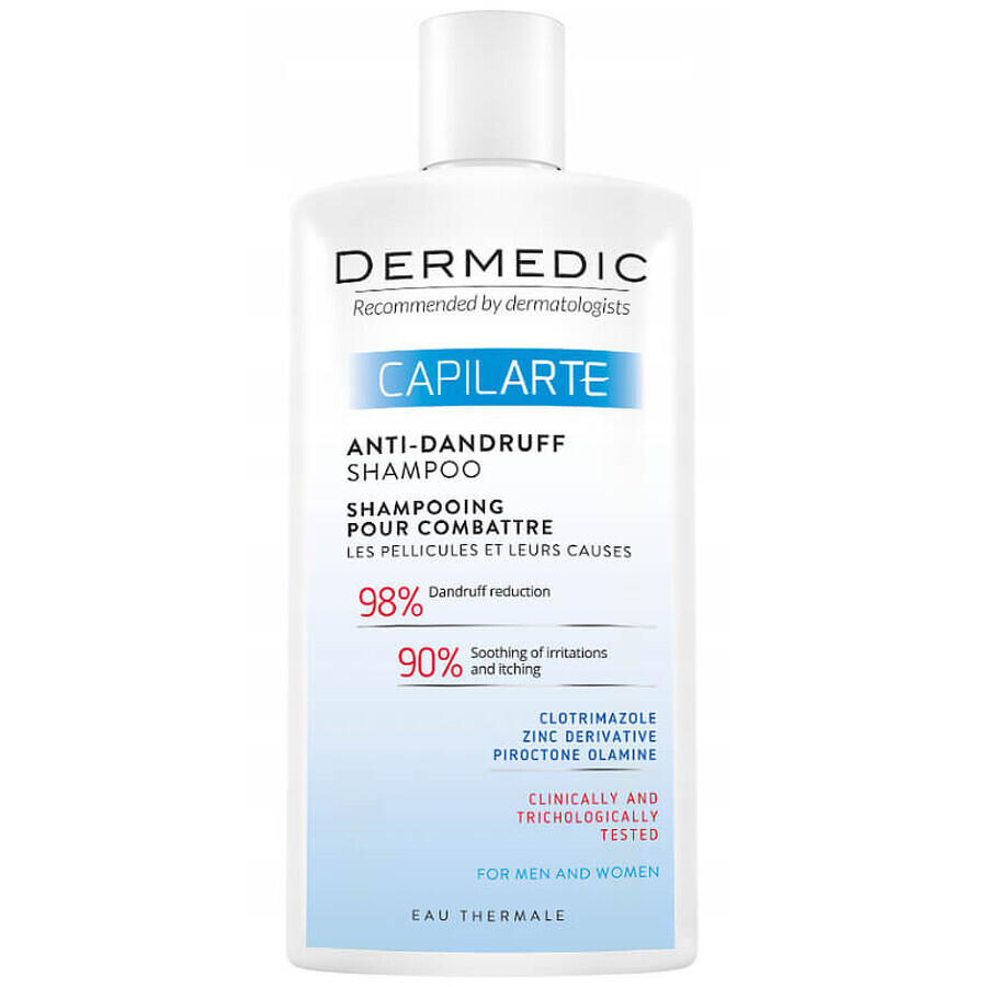 Dermedic Capilarte, Shampoo zur Bekämpfung von Schuppen und deren Ursachen, 300 ml