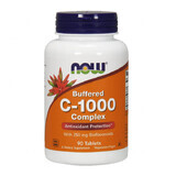 Now Foods Buffered C-1000 Complex, gepuffertes Vitamin C + Bioflavonoide, 90 Tabletten