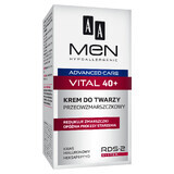 AA Men Advanced Care Vital 40+, anti-wrinkle face cream, 50 ml