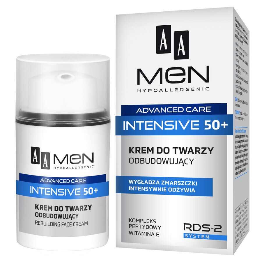 AA Men Intensive 50+, aufbauende Gesichtscreme, 50 ml