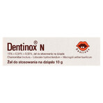 Dentinox N (150 mg + 3,4 mg + 3,2 mg)/g, Gel zum Auftragen auf das Zahnfleisch, 10 g