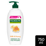 Palmolive Naturals, gel de ducha cremoso, leche y miel, 750 ml