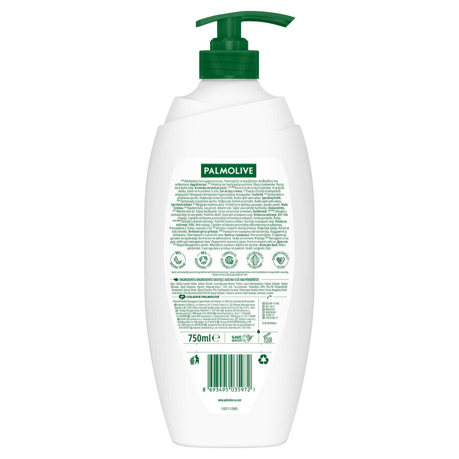 Palmolive Naturals, cremiges Duschgel, Orchidee und Milch, 750 ml