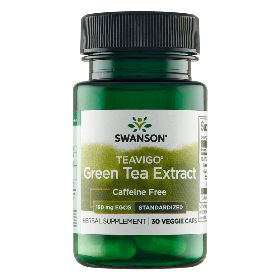 Swanson Teavigo, Green Tea Extract, 30 Vegan Capsules