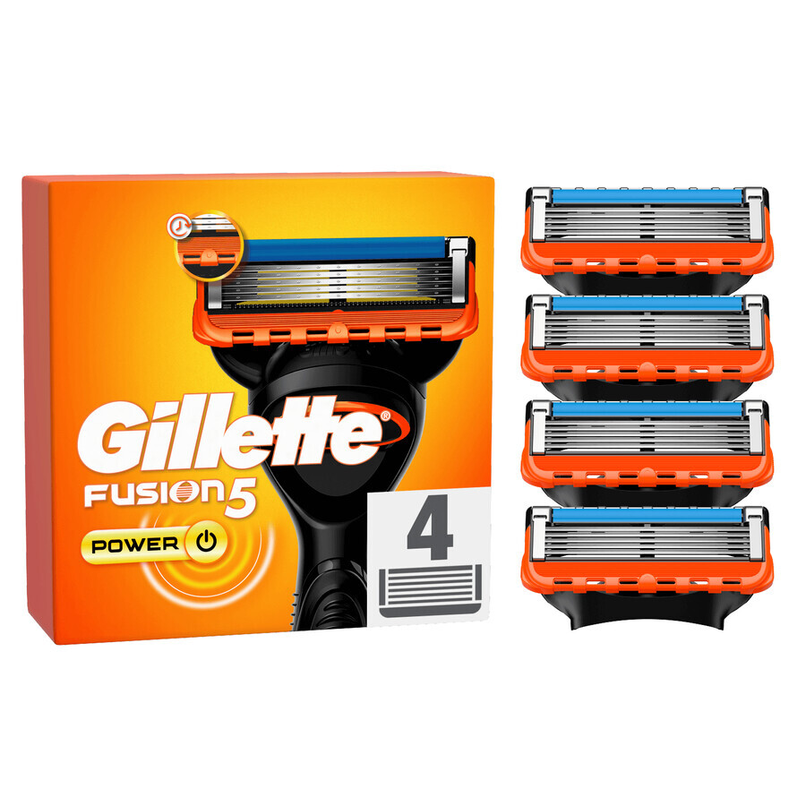 Gillette Fusion 5 Power, Austauschpatronen, 4 Stück