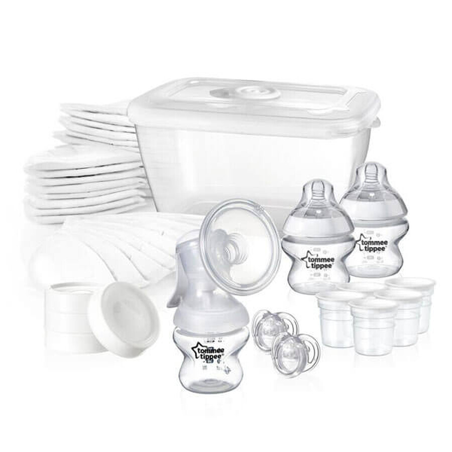 Tommee Tippee, handborstkolf en magnetronsterilisator