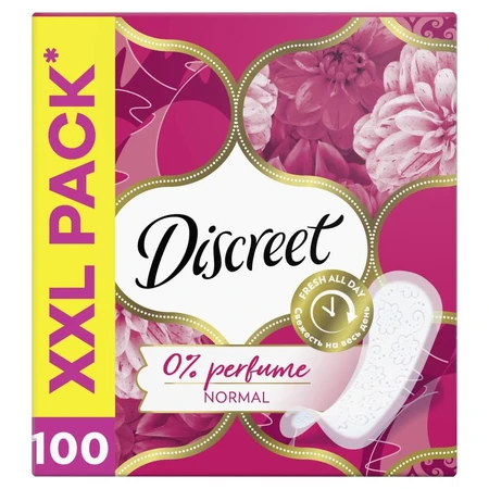 Discrete sanitary pads, normal, fragrance-free, 100 pcs
