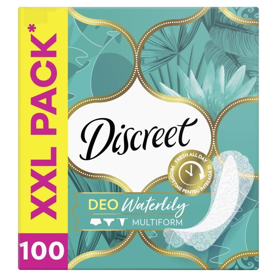 Discreet DEO Multiform, atmungsaktive Damenbinden, Waterlily, 100 Stück