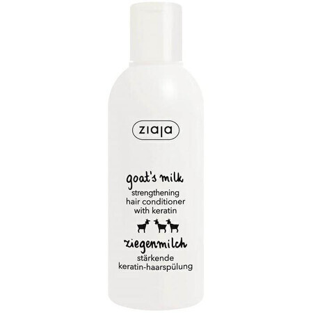 Kräftigende Haarspülung mit Ziegenmilch und Keratin, 200 ml, Ziaja