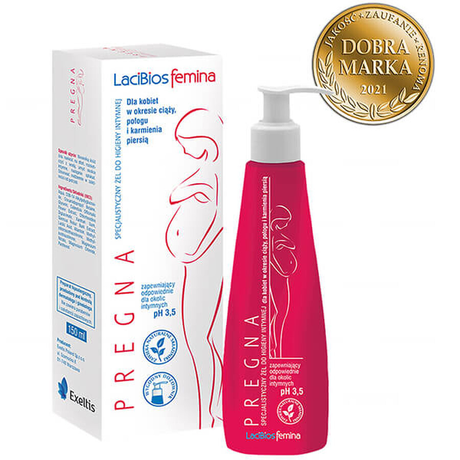 Lacibios Femina Pregna, Spezialgel für die Intimpflege, 150 ml