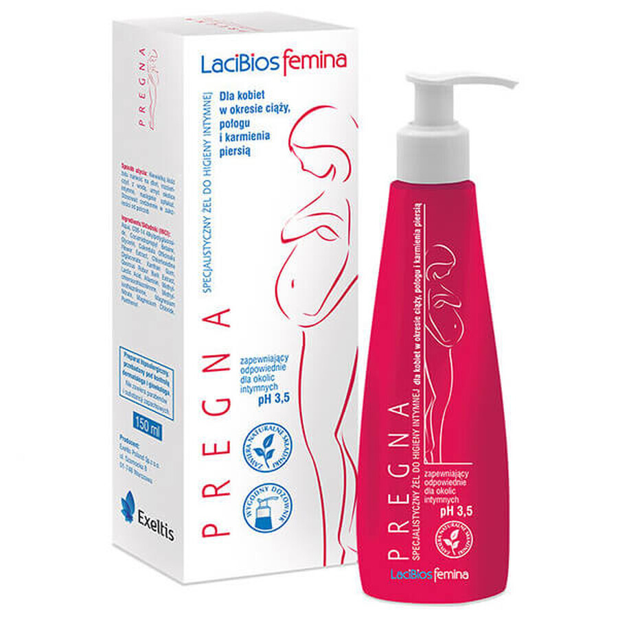 Lacibios Femina Pregna, Spezialgel für die Intimpflege, 150 ml