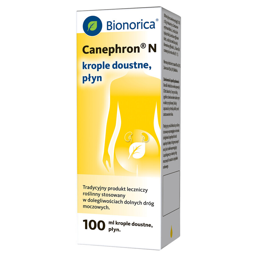 Canephron N, 1 ml/ml, gouttes orales, liquide, 100 ml