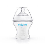 BabyOno, Anti-colic bottle for natural breastfeeding, 180 ml