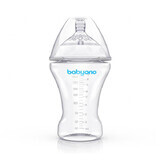 BabyOno Natural Nursing, anti-colic bottle with slow flow teat, 1451, 260 ml