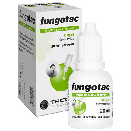 Fungotac 10 mg/ml, Ohrentropfen, 20 ml