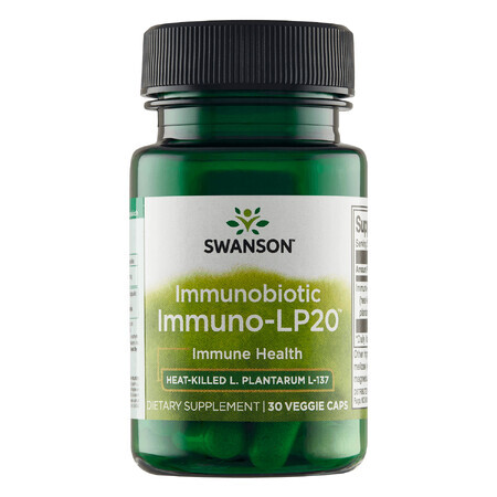 Swanson Immunobiotic Immuno-LP20, 30 capsule vegetariene