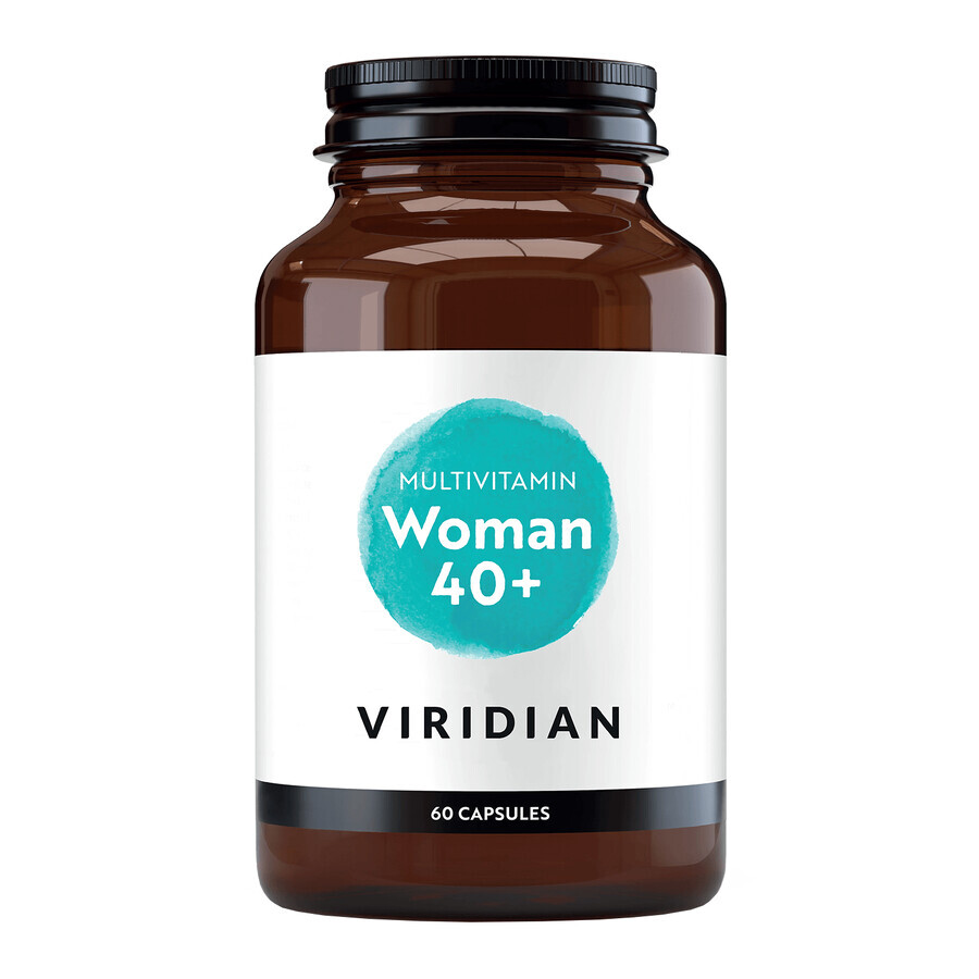 Viridian Woman 40+ Multi, multivitamine voor vrouwen, 60 capsules