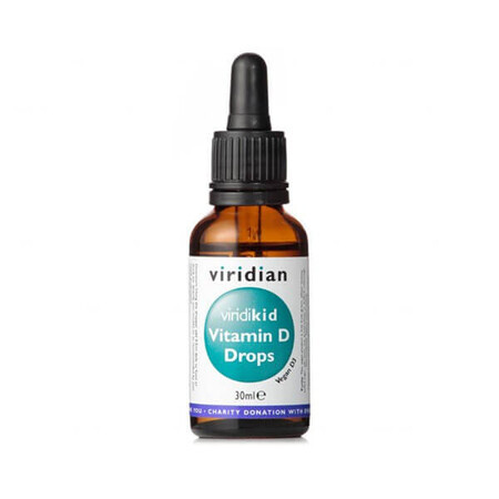 Viridian Viridikid Vitamina D, vitamina D pentru copii, picături, 30 ml