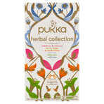 Pukka Herbal Collection Organic, compoziție de 5 ceaiuri din plante, 20 pliculețe