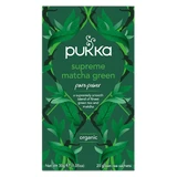 Pukka Supreme Matcha Green Bio, Grüner Tee mit Matcha, 1,5 g x 20 Beutel