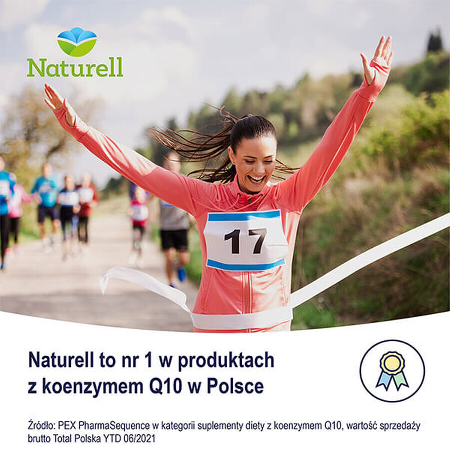 Naturell Co-enzym Q10 + E, 120 capsules