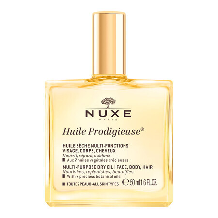 Nuxe Huile Prodigieuse, Trockenöl für Körper, Gesicht und Haare, 50 ml