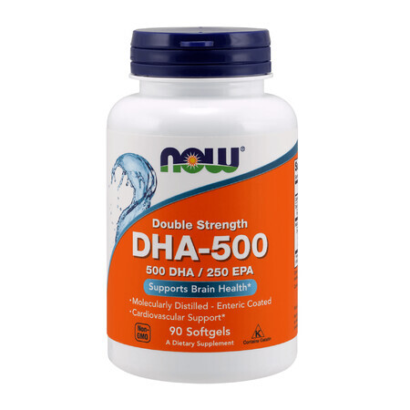 Now Foods DHA-500, 90 Weichkapseln