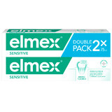 Elmex Sensitive, tandpasta met aminfluoride, 2 x 75 ml