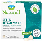 Naturell Organic Selenium + E, 60 chewable tablets