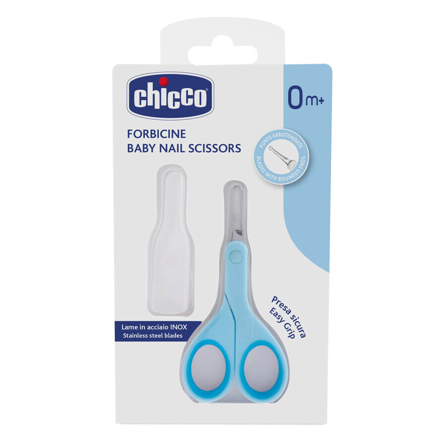 Chicco, Nagelschere, blau, ab Geburt, 1 Stück