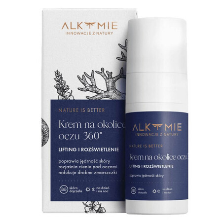 Alkmie Anti Age, Nature is better Eye opening cream, 15 ml