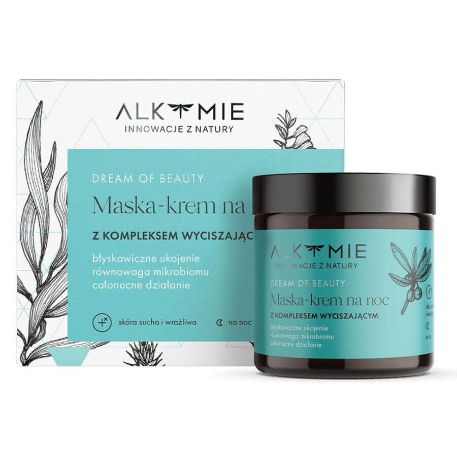 Alkmie Dream of beauty, soothing, night cream mask, 60 ml