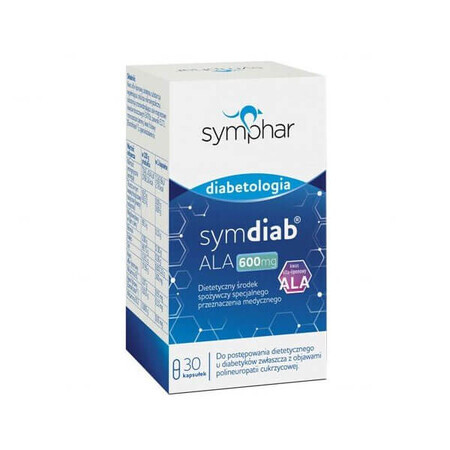 Symdiab ALA 600 mg, 30 Kapseln