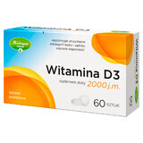 Herbapol Vitamina D3 2000 UI, 60 comprimidos recubiertos