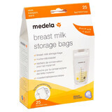 Medela, breast milk storage bags, 25 units