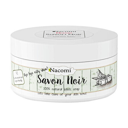 Nacomi, Savon Noir schwarze Seife, 120 g