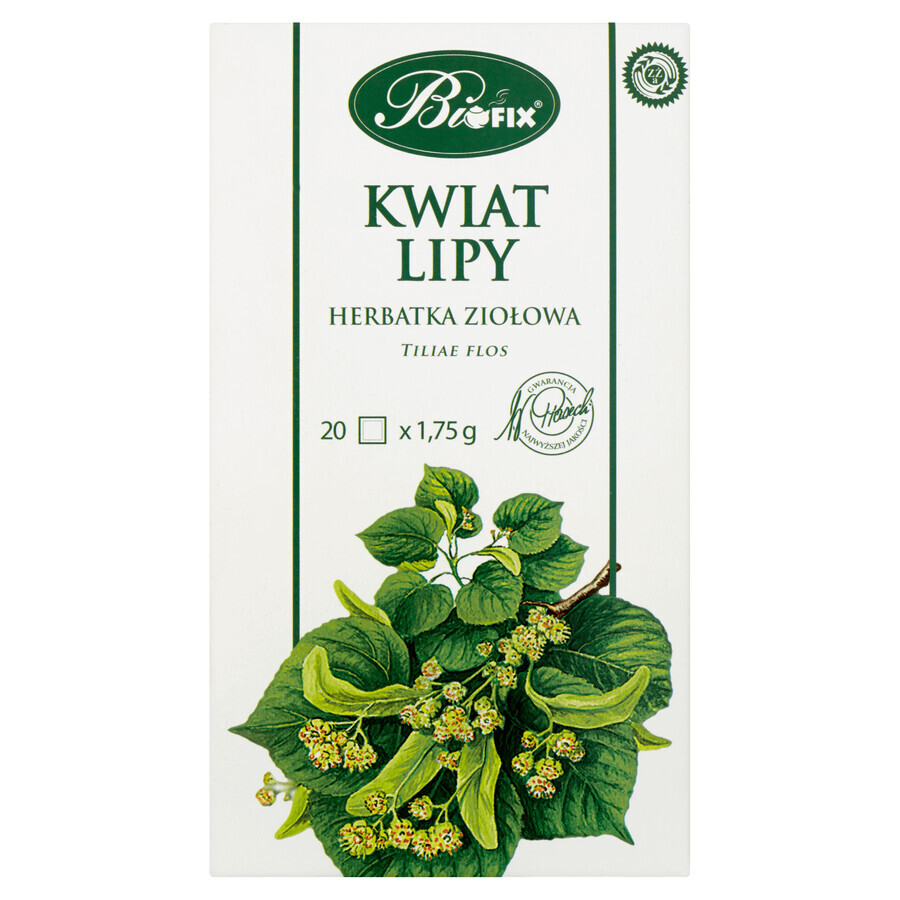 Bi Fix Flor de tilo, infusión de hierbas, 1,75 g x 20 sobres