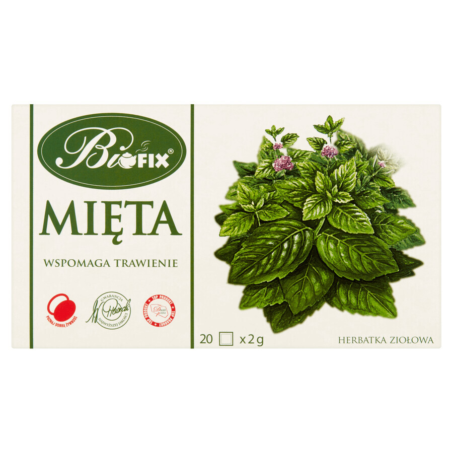 Bi fix Minze, Kräutertee, 2 g x 20 Tütchen