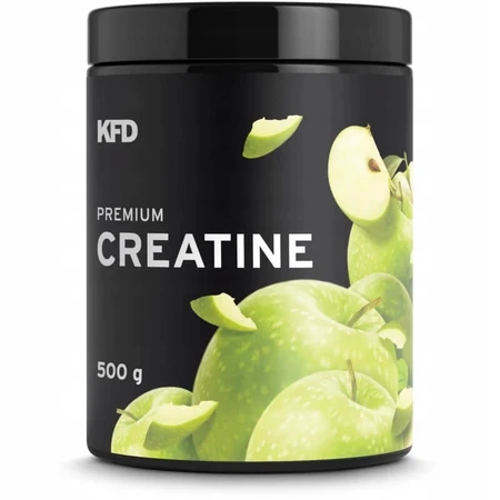 KFD Premium Creatine, green apple flavor, 500 g